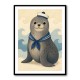 Seal With Sailor Hat