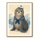 Seal With Sailor Hat