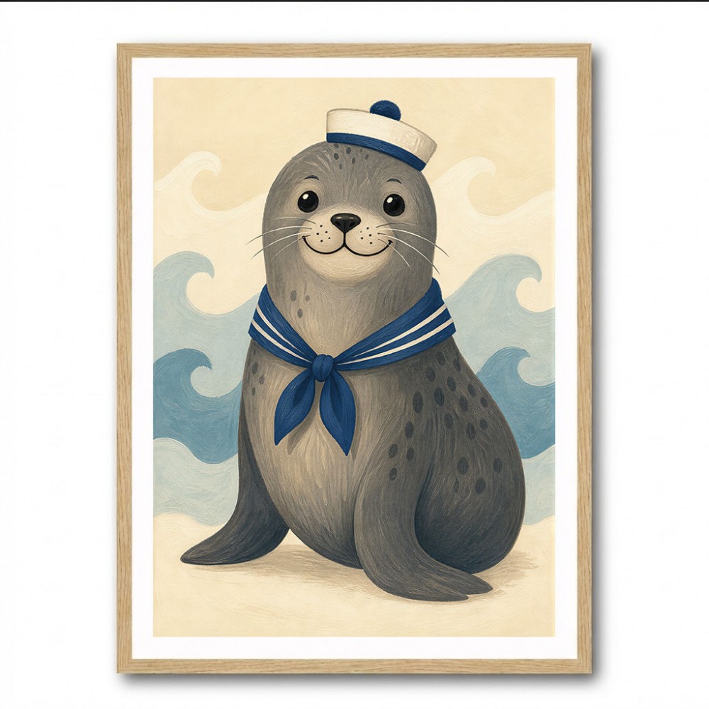 Seal With Sailor Hat