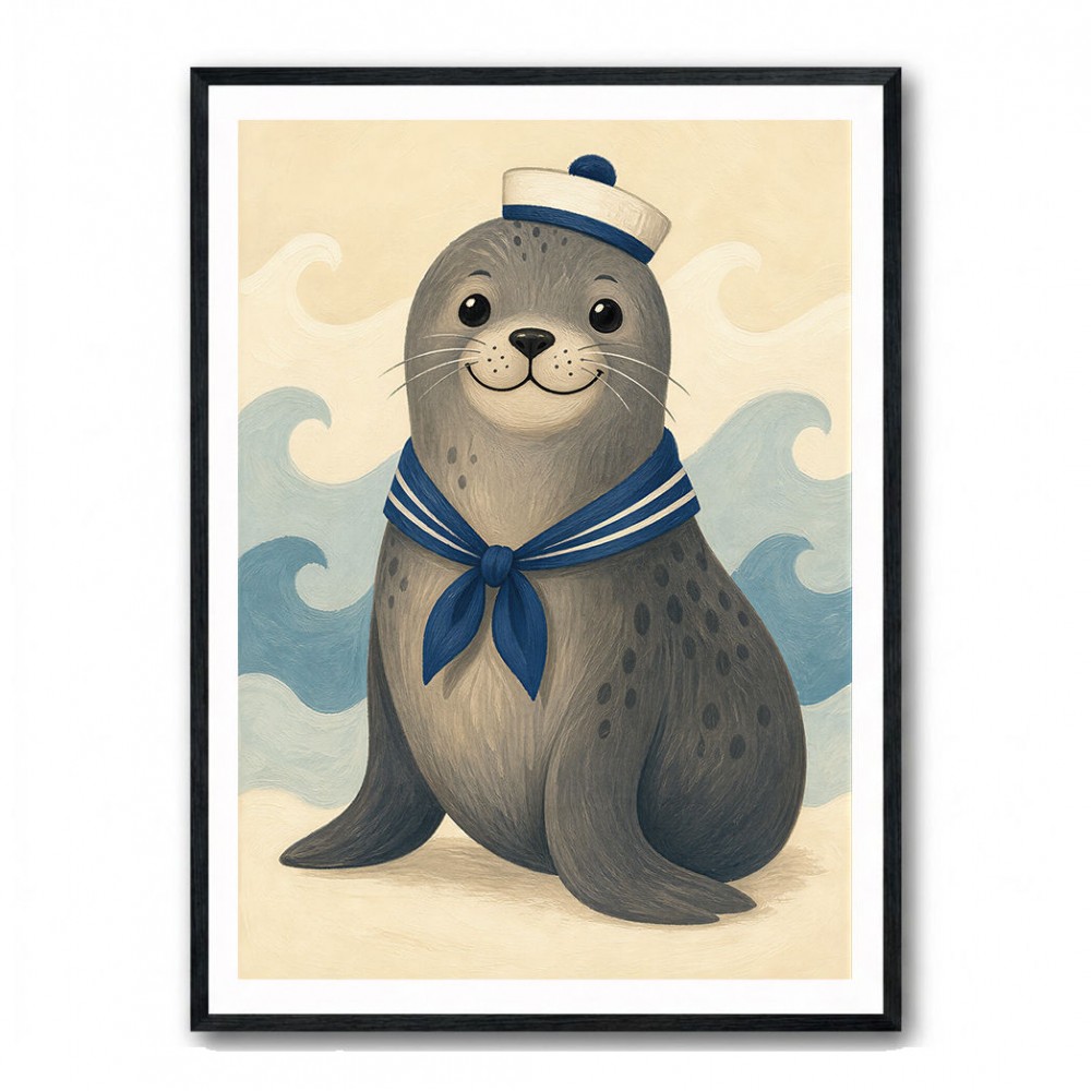 Seal With Sailor Hat