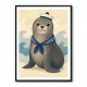 Seal With Sailor Hat