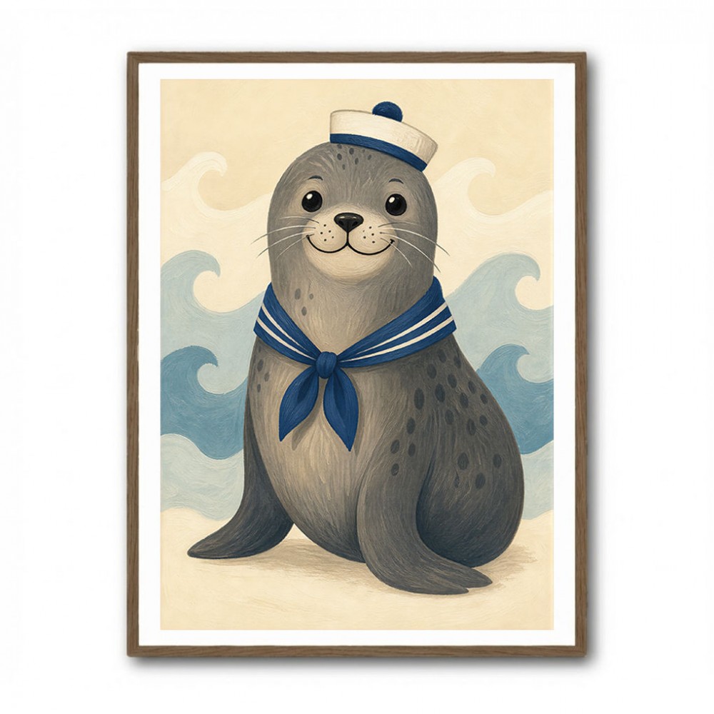 Seal With Sailor Hat