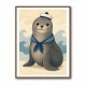 Seal With Sailor Hat