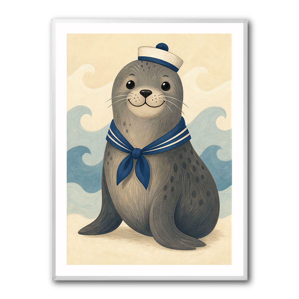 Seal With Sailor Hat