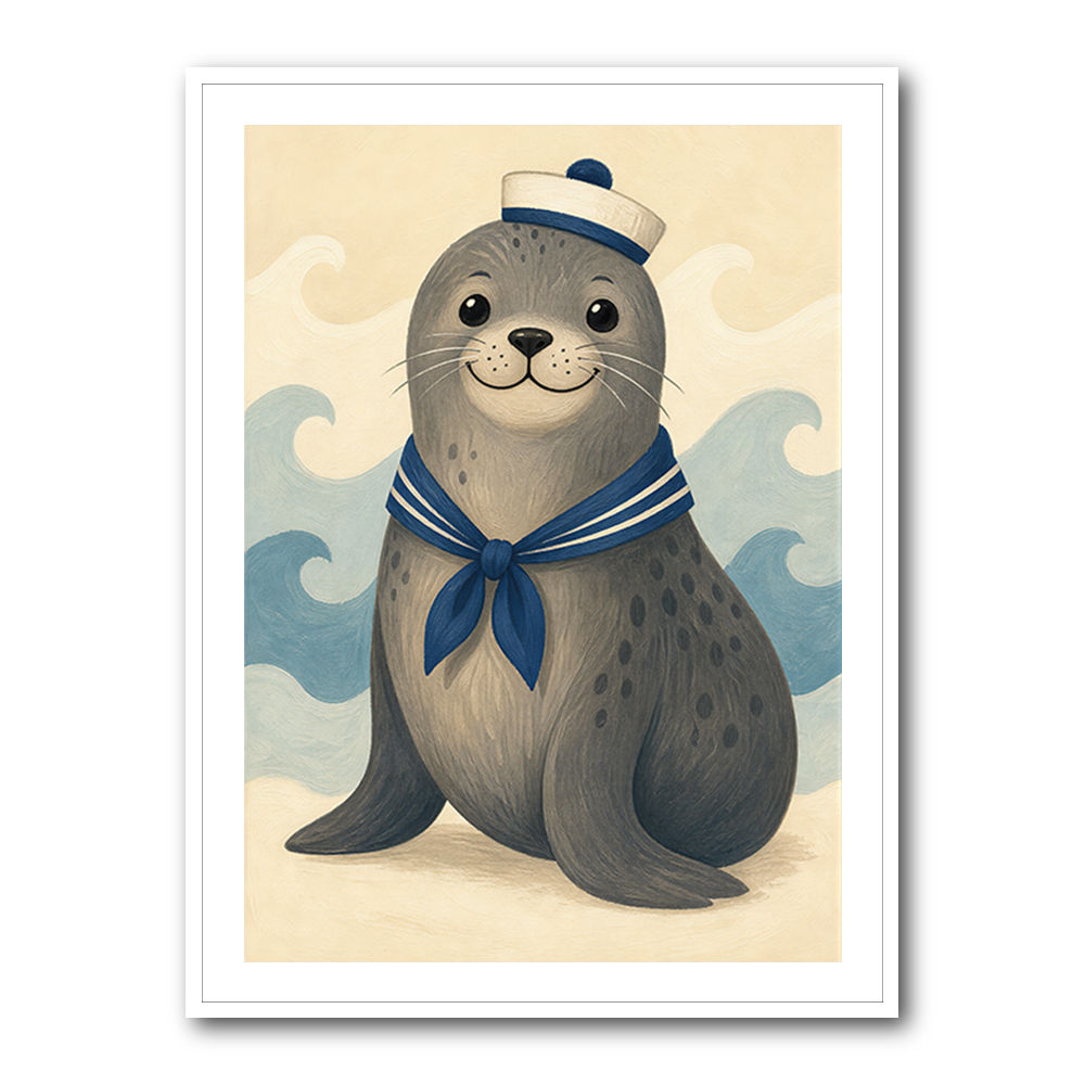 Seal With Sailor Hat