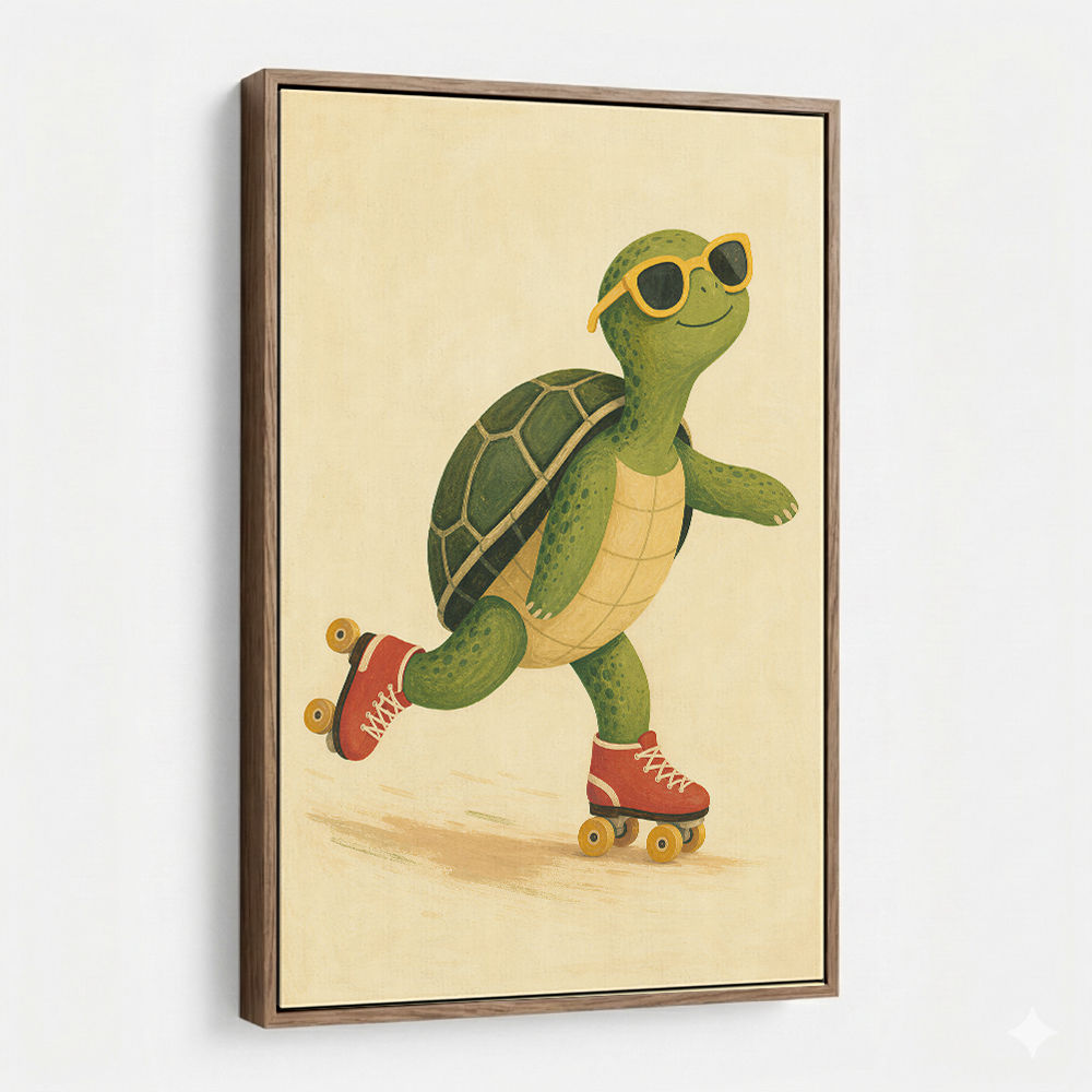 Turtle on Roller Skates