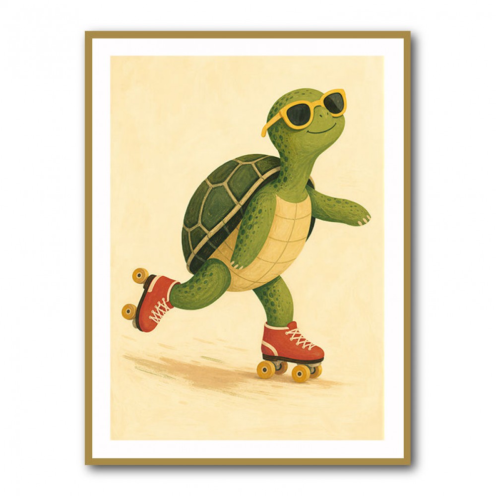 Turtle on Roller Skates