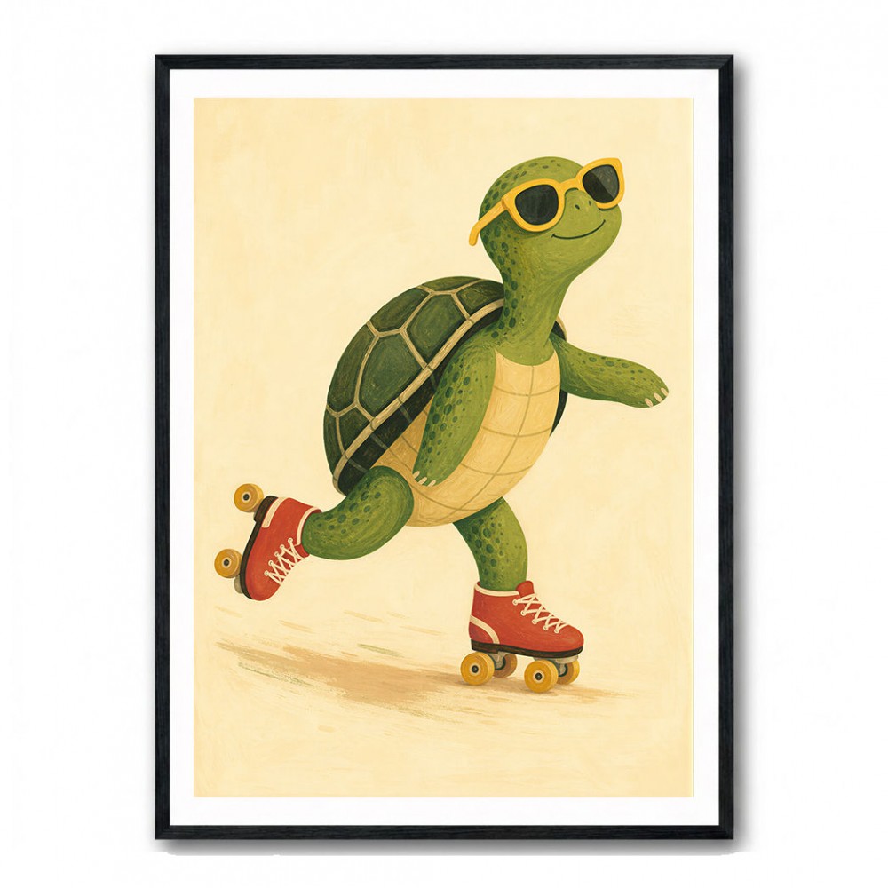 Turtle on Roller Skates