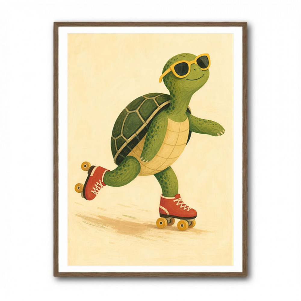 Turtle on Roller Skates