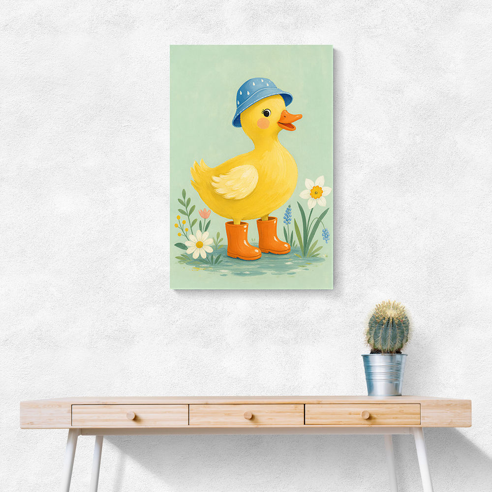 Duck in Rain Boots