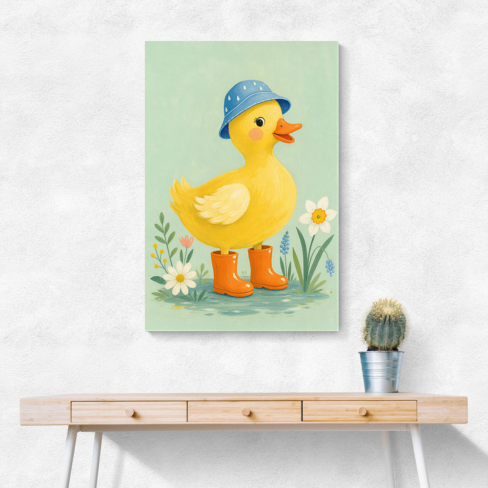 Duck in Rain Boots