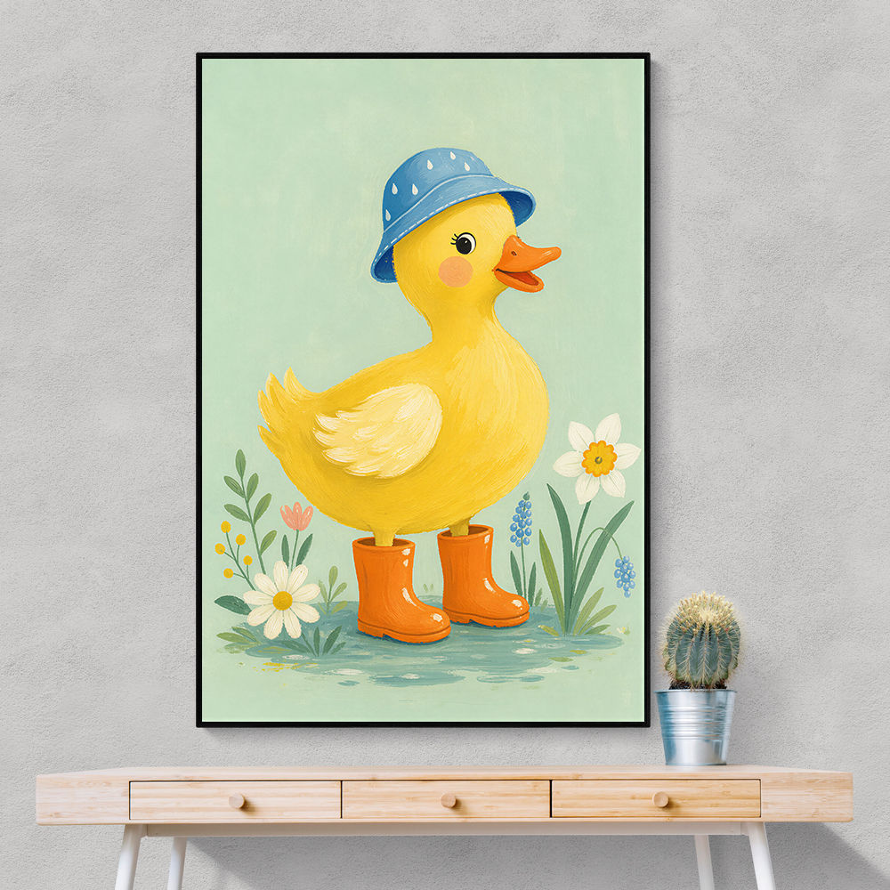 Duck in Rain Boots