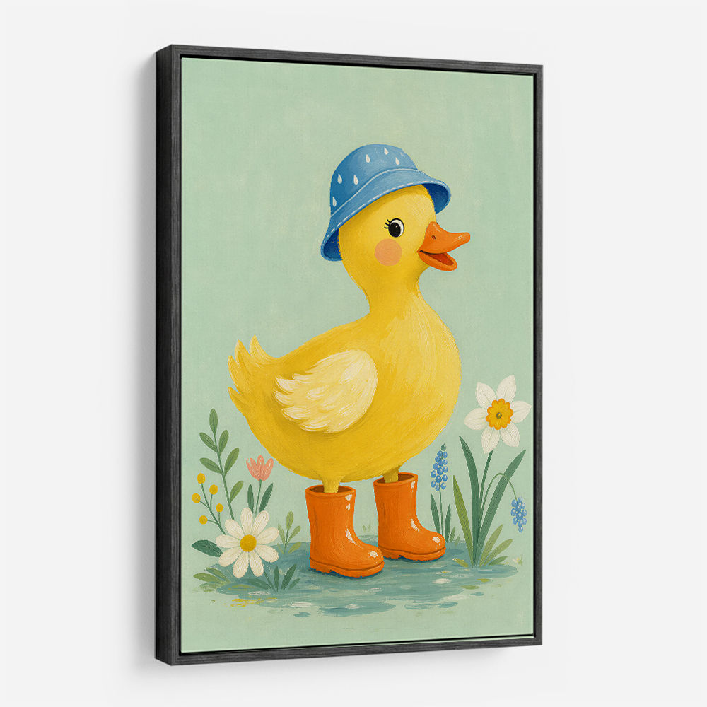 Duck in Rain Boots