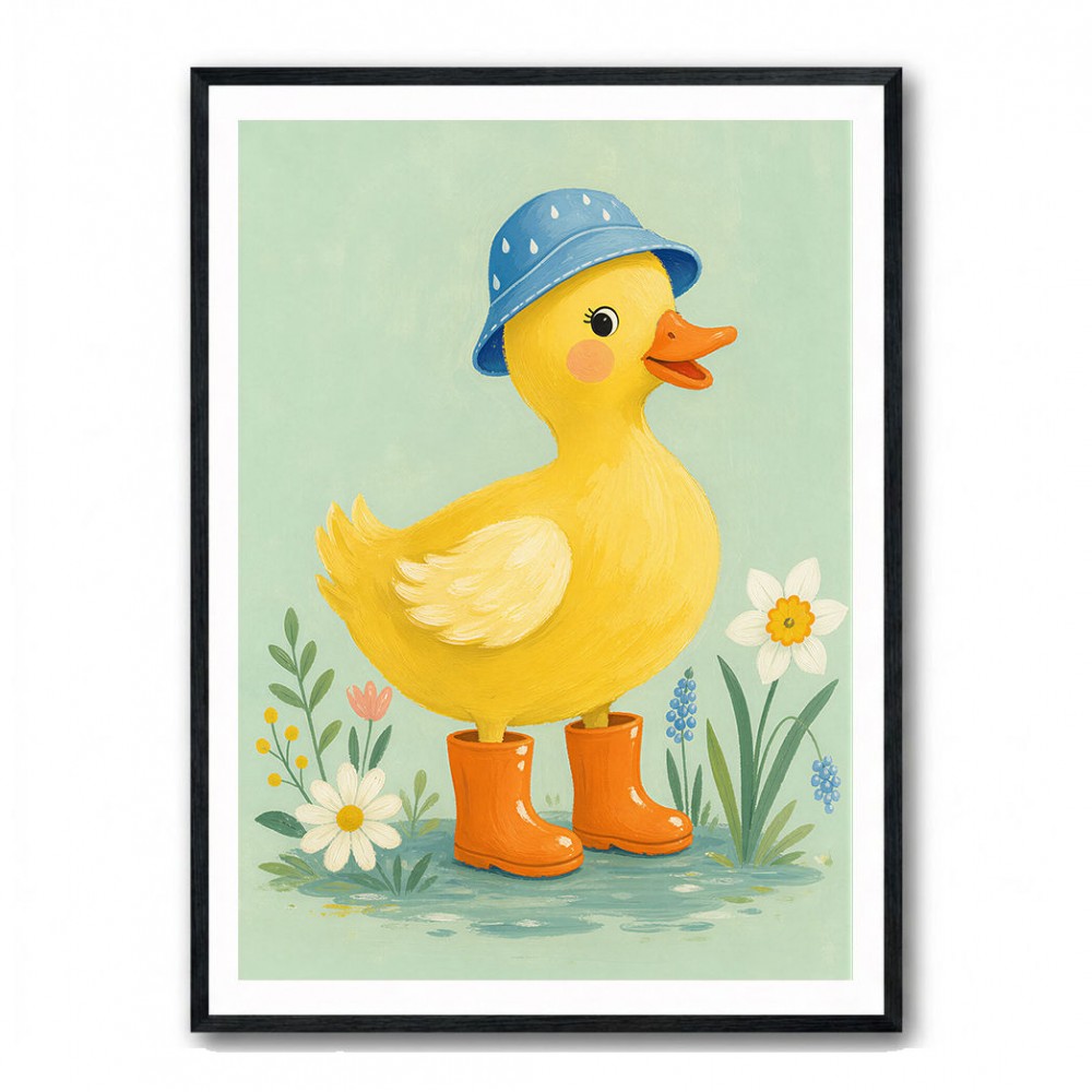 Duck in Rain Boots