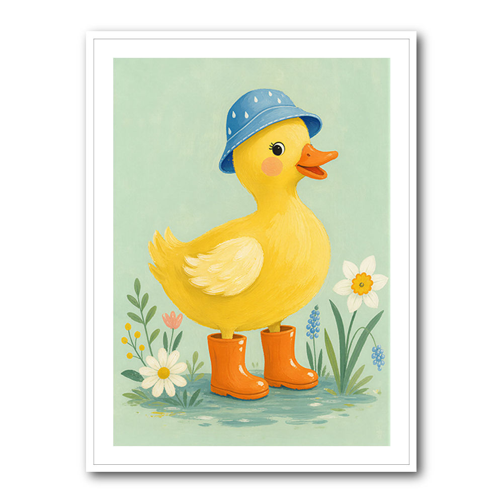 Duck in Rain Boots
