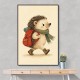 Hedgehog With Backpack