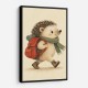 Hedgehog With Backpack