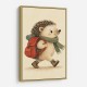 Hedgehog With Backpack