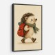 Hedgehog With Backpack