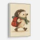Hedgehog With Backpack