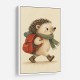 Hedgehog With Backpack