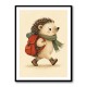 Hedgehog With Backpack