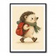 Hedgehog With Backpack