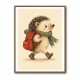 Hedgehog With Backpack