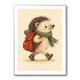 Hedgehog With Backpack