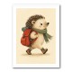 Hedgehog With Backpack