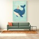 Whale With Party Hat