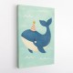 Whale With Party Hat