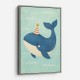 Whale With Party Hat