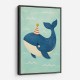 Whale With Party Hat