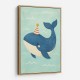 Whale With Party Hat