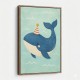 Whale With Party Hat