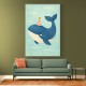 Whale With Party Hat