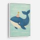 Whale With Party Hat
