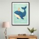 Whale With Party Hat