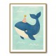 Whale With Party Hat