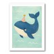 Whale With Party Hat