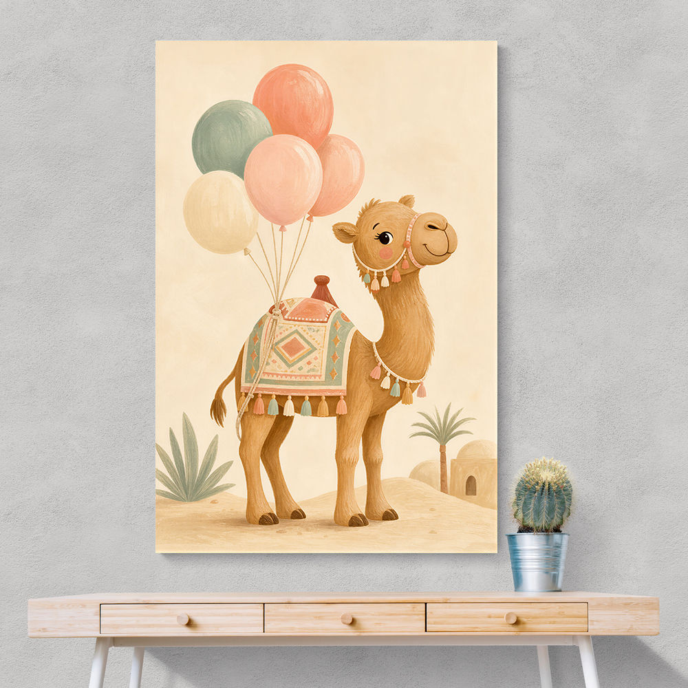 Camel With Balloons