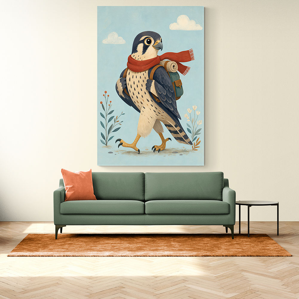 Falcon With Backpack