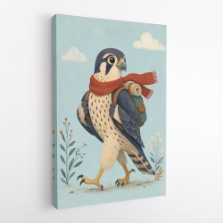 Falcon With Backpack