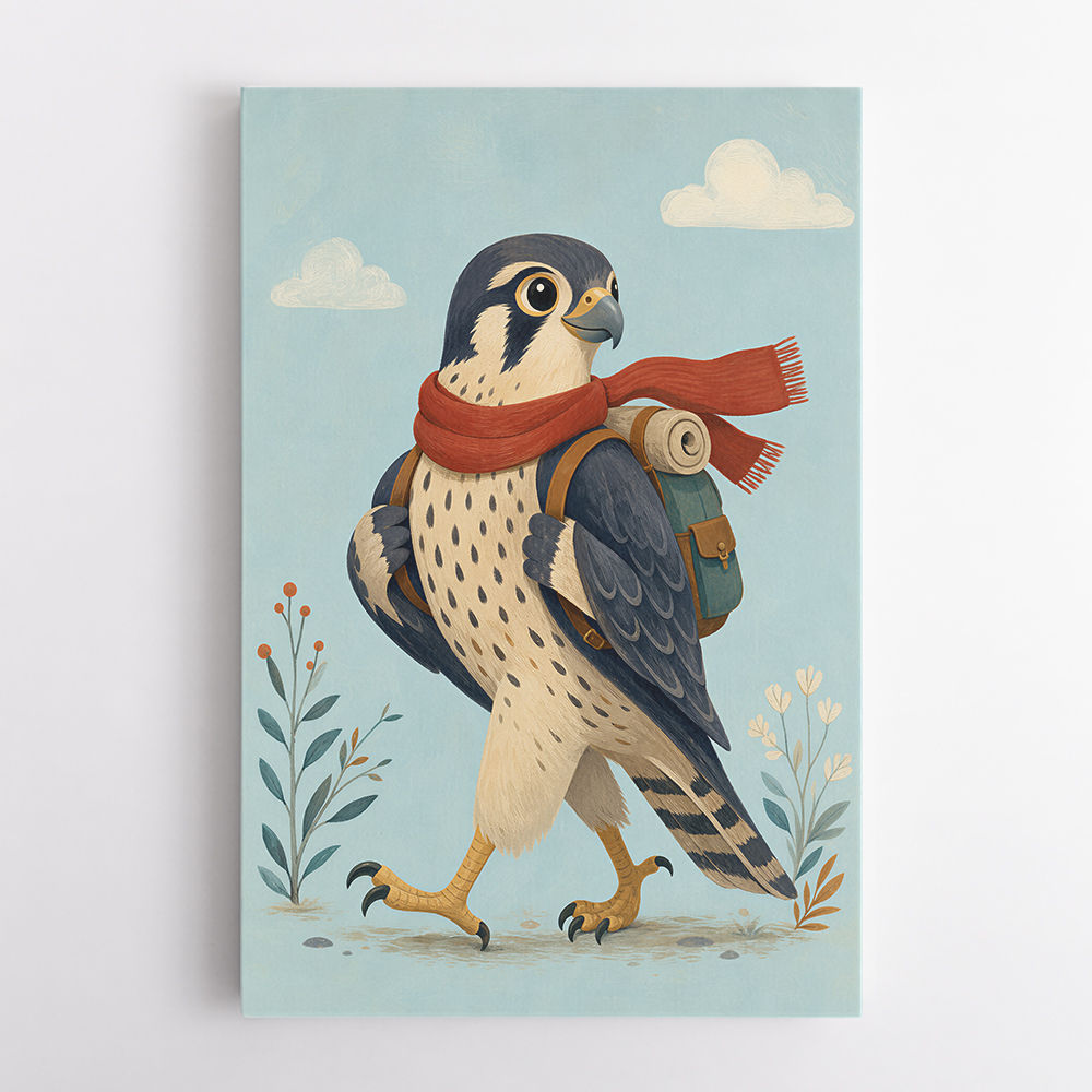 Falcon With Backpack