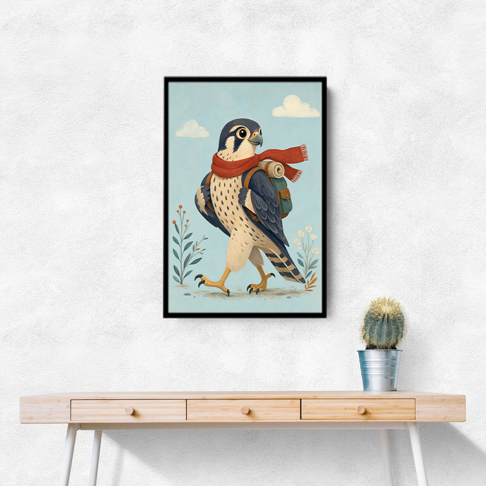 Falcon With Backpack
