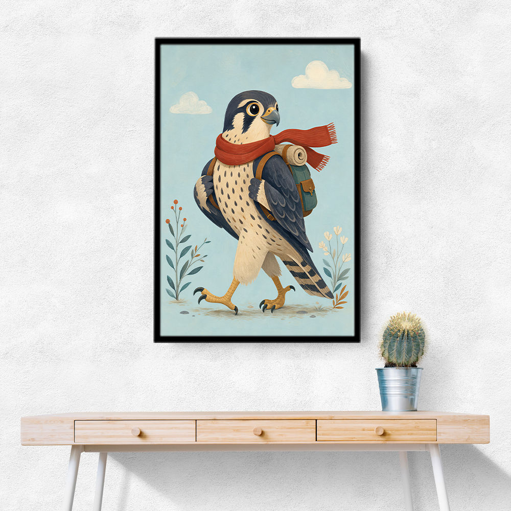 Falcon With Backpack
