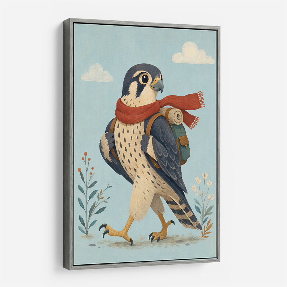 Falcon With Backpack