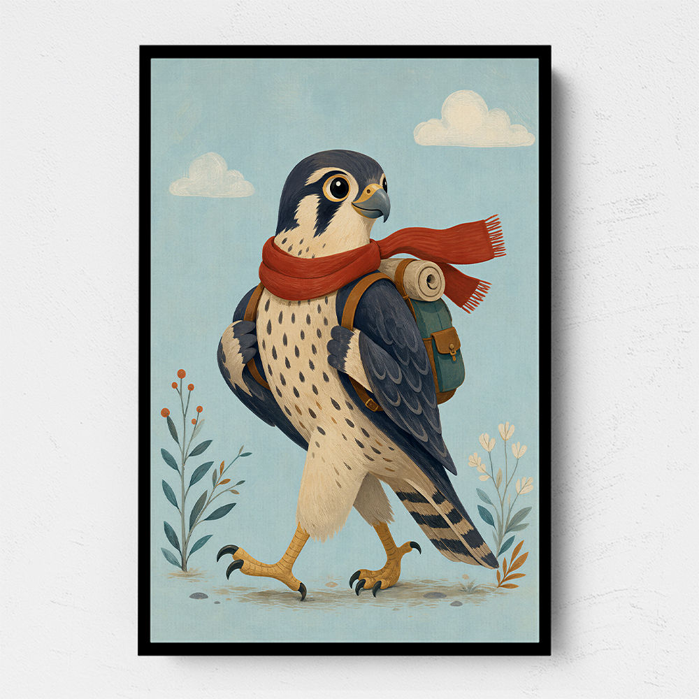Falcon With Backpack