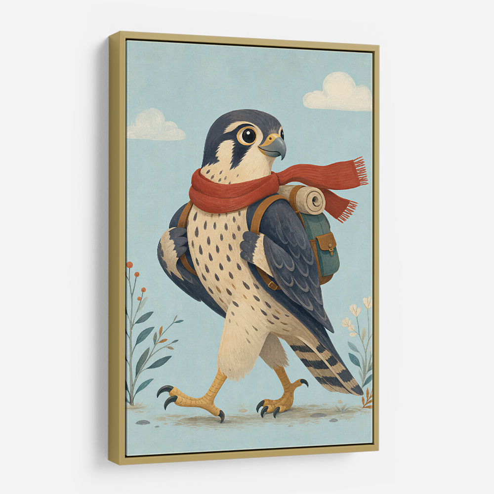 Falcon With Backpack